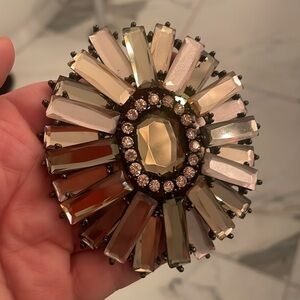 oversized vintage style brooch